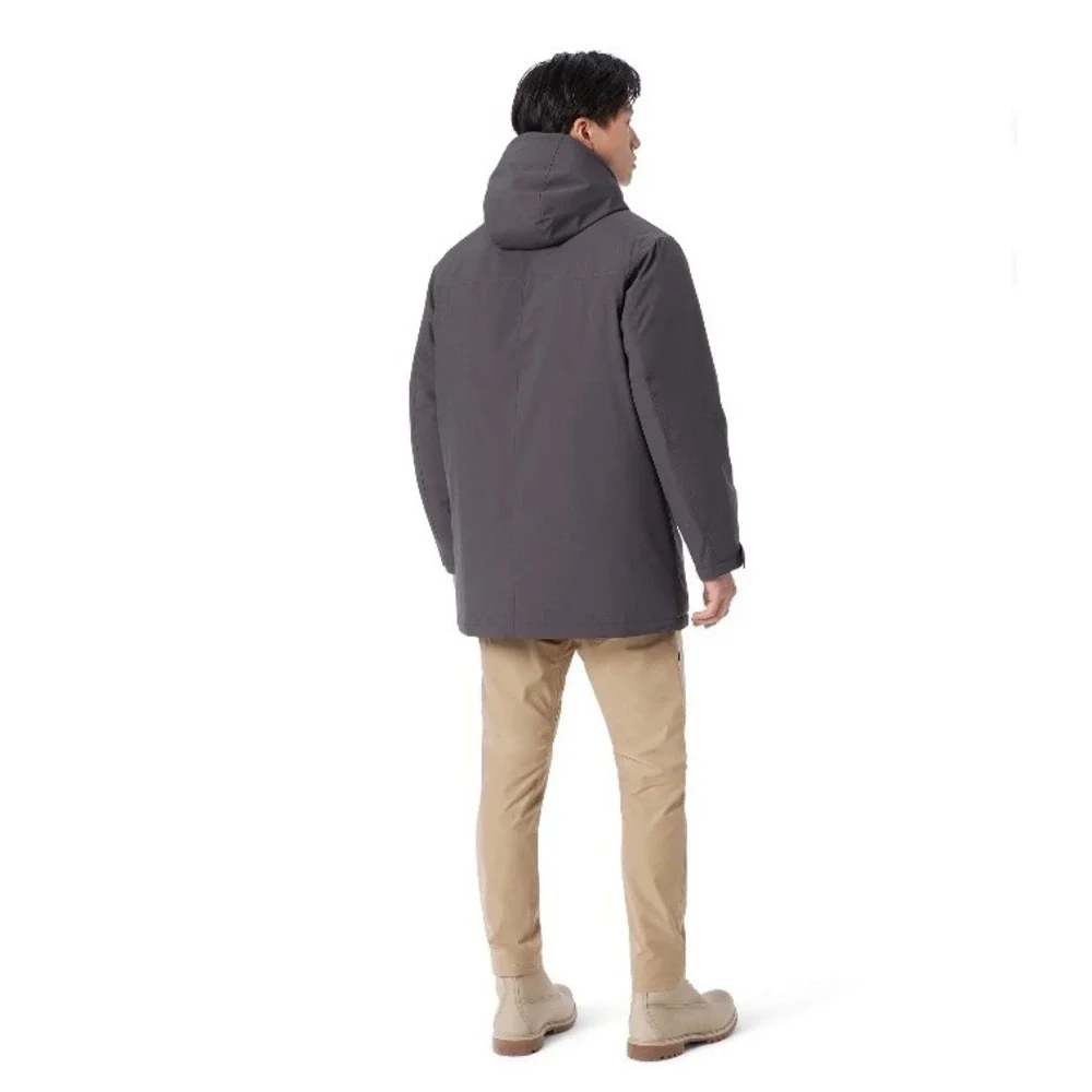 Bass & Co storm coat in dark gray men's‎ size large winter casual brand new